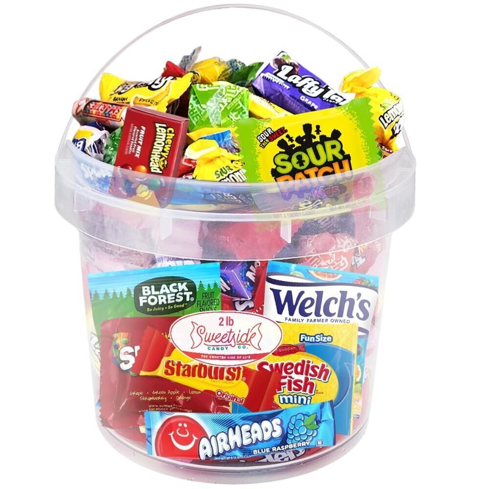 Bulk Candy Variety Pack - 2 Pound Care Package Assorted Basket, Snack Food